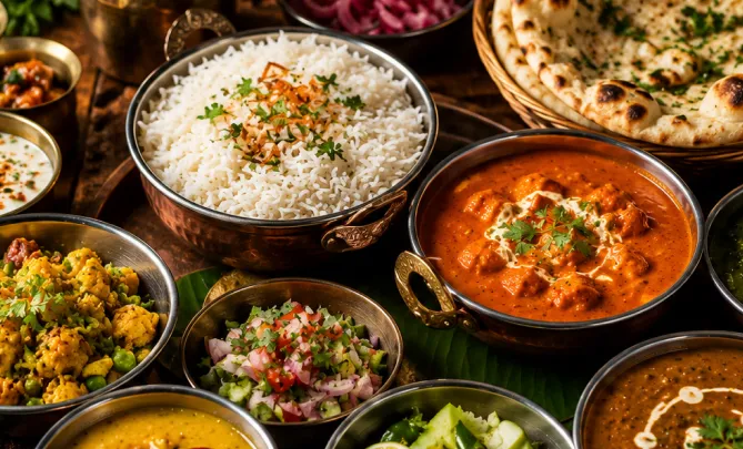 authentic Indian food