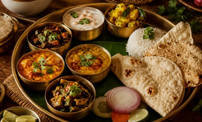 authentic Indian food