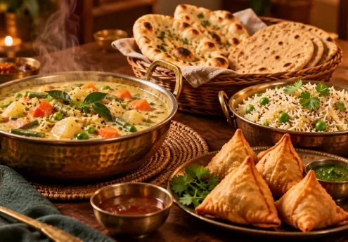 vegetarian Indian side dishes